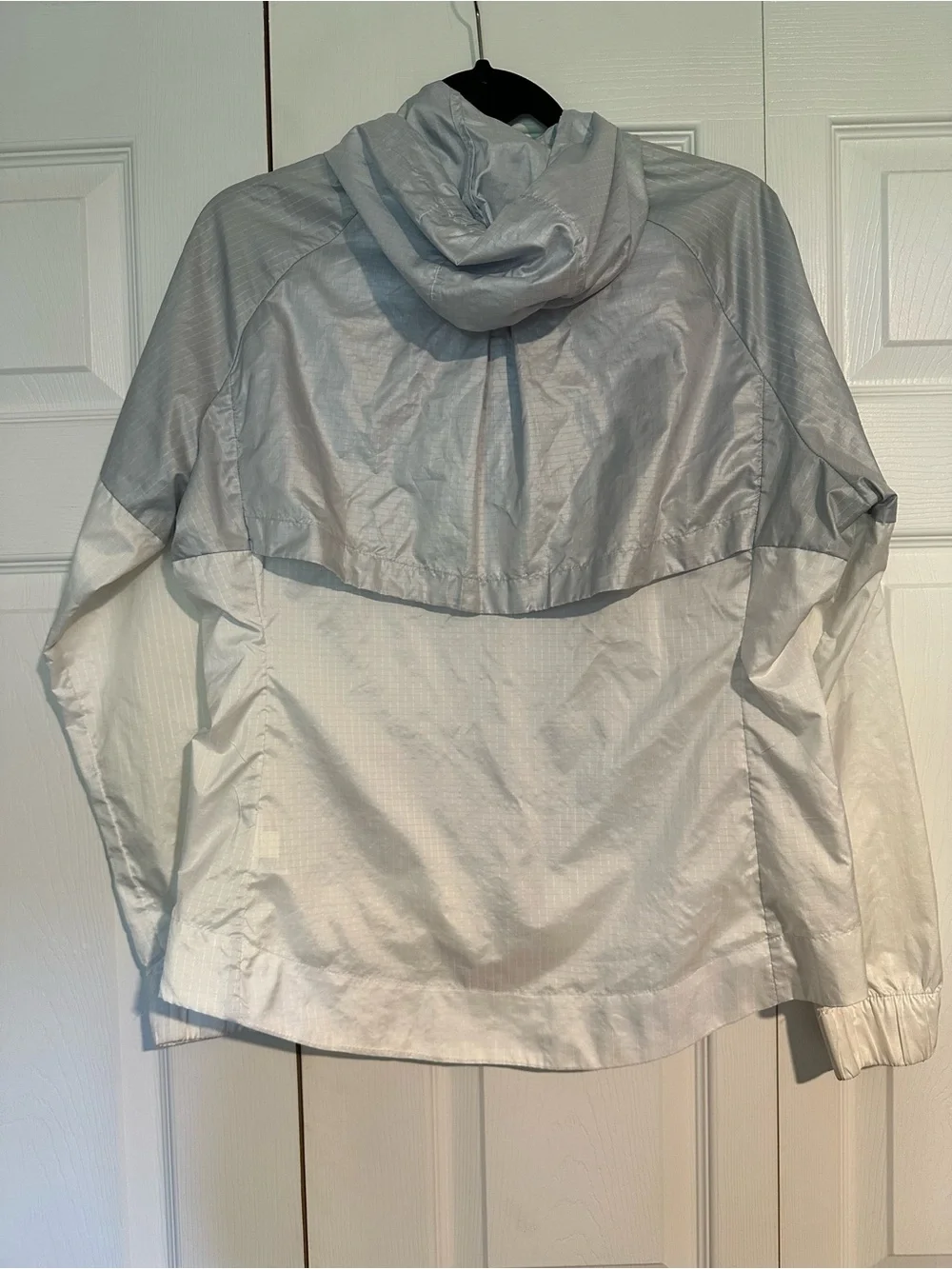 Nike Silver White Windrunner Windbreaker Jacket
